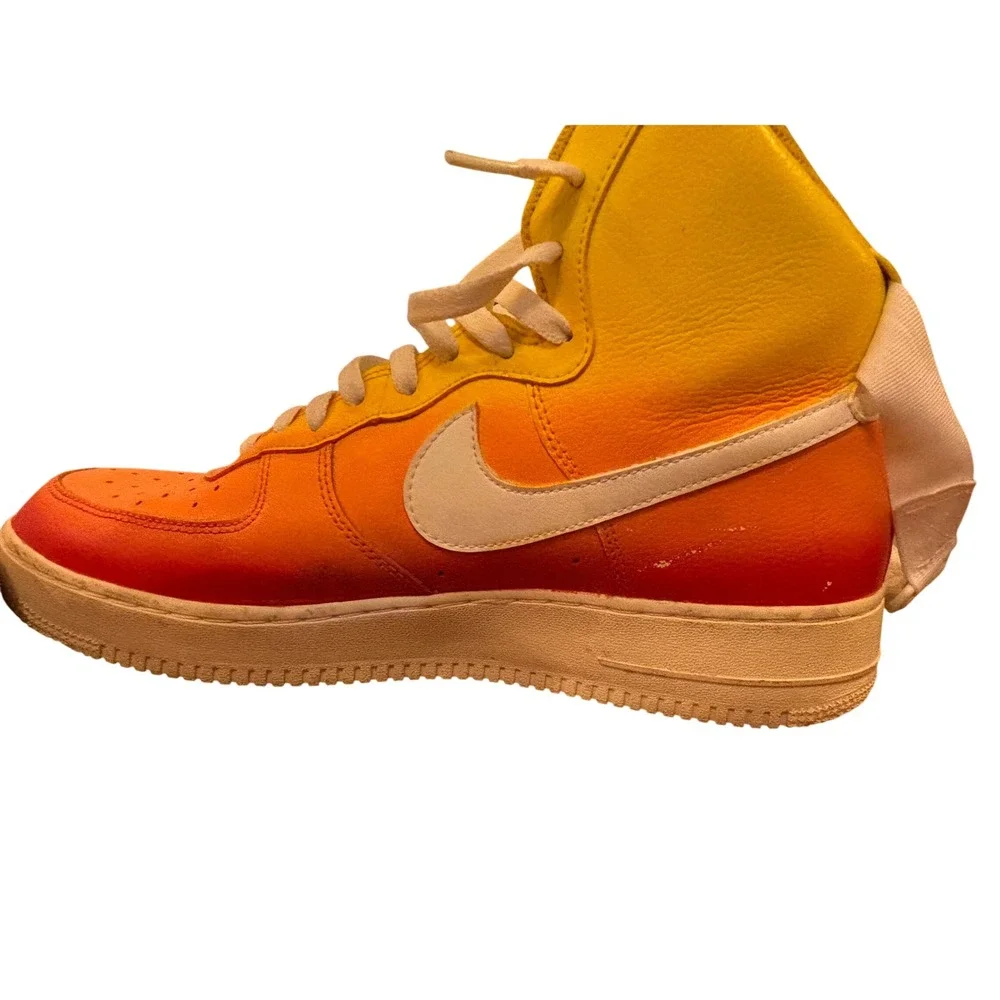 Nike Air Force 1 High 07 Custom Sunset Character Art Kurt Cobain Mug Shot